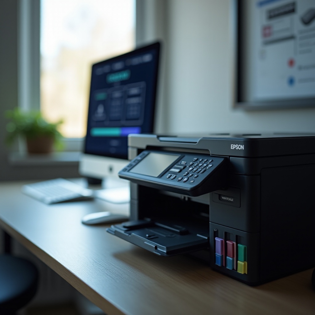 epson printer full ink not printing