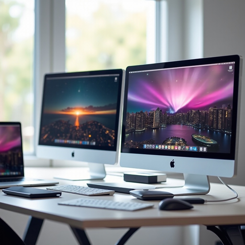 estación de acoplamiento de doble monitor para MacBook Air