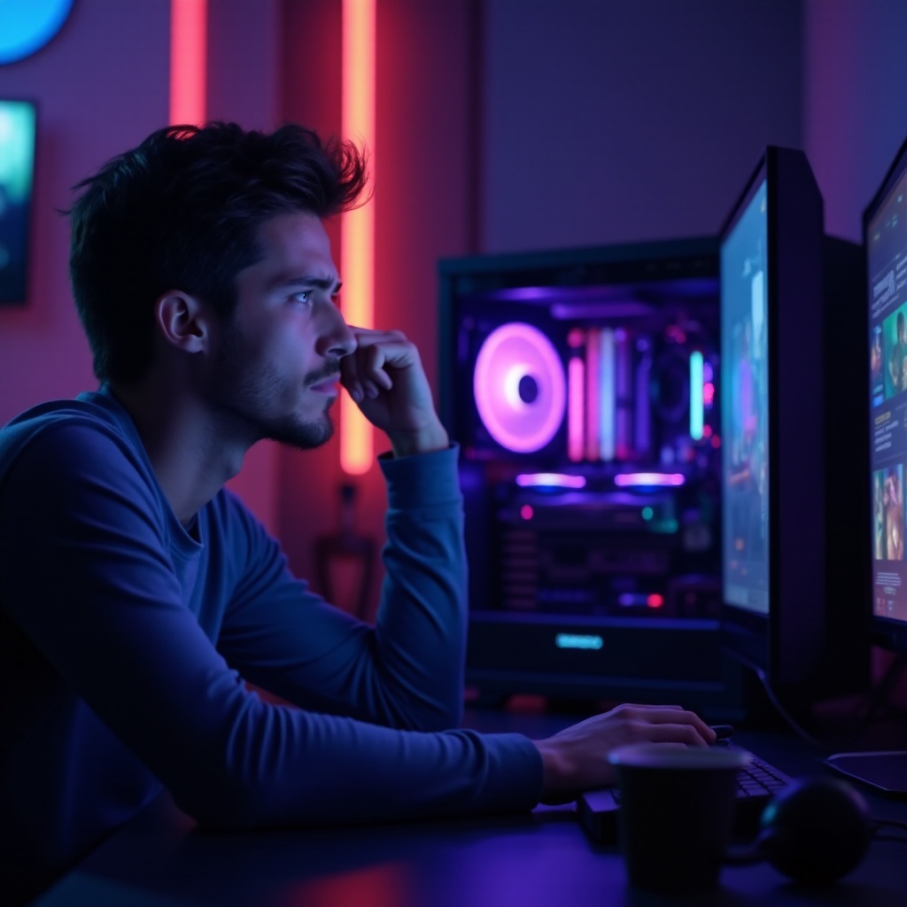 pc randomly restarting while gaming
