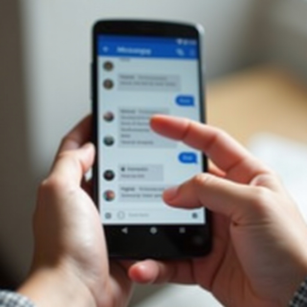 cómo borrar los mensajes en mi teléfono Android