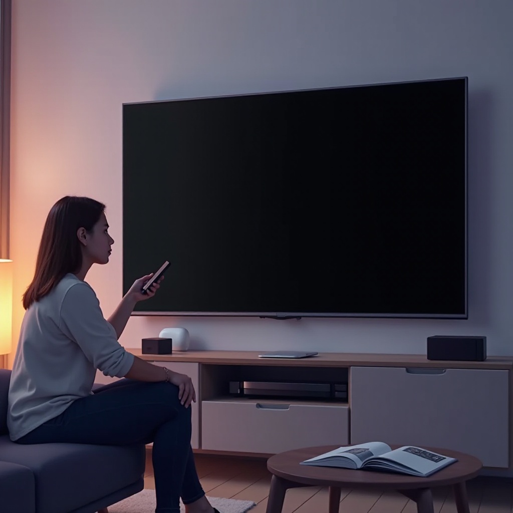 kuinka nollata LG-televisio mustalla näytöllä