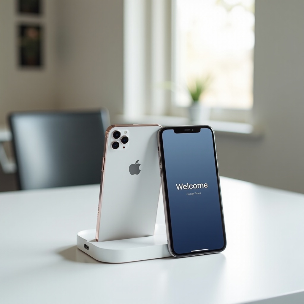 Google Pixel mit einem Apple-Telefon einrichten