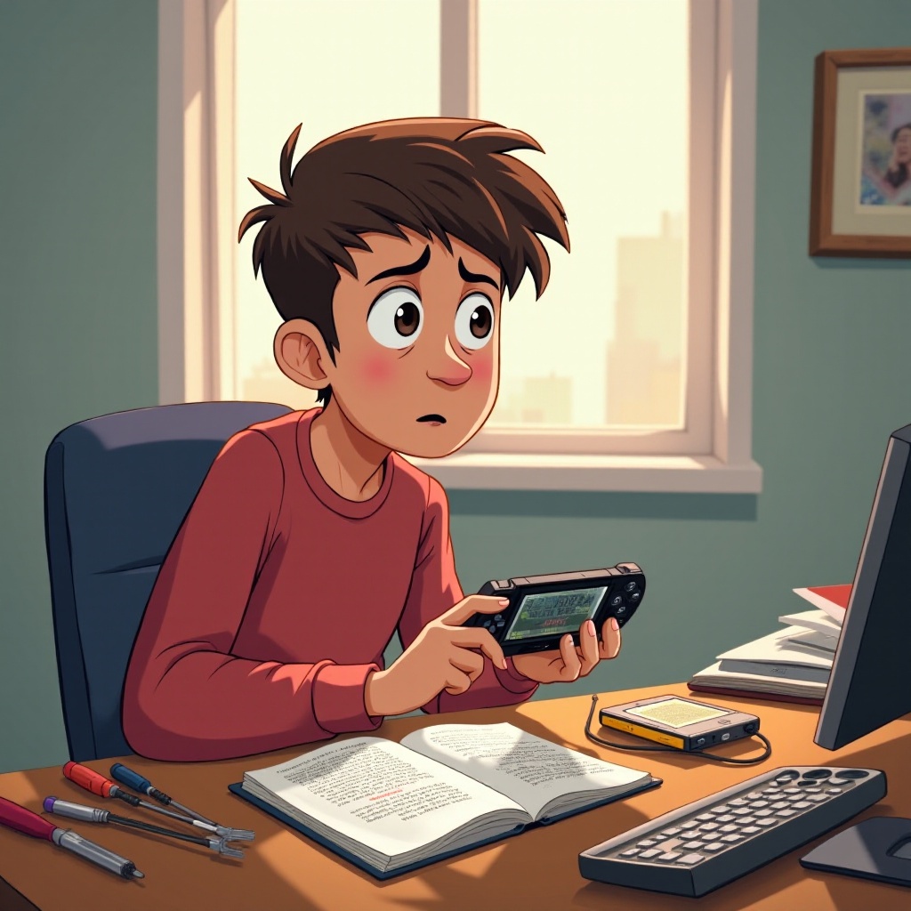 o PSP não liga, motivo mais provável