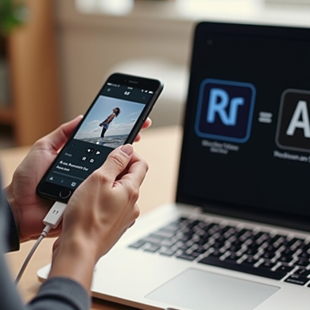 come trasferire i media dal telefono ad Adobe Rush