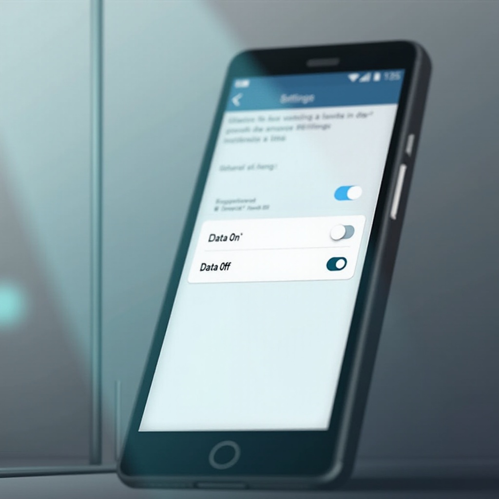 estatísticas de uso celular ativadas ou desativadas