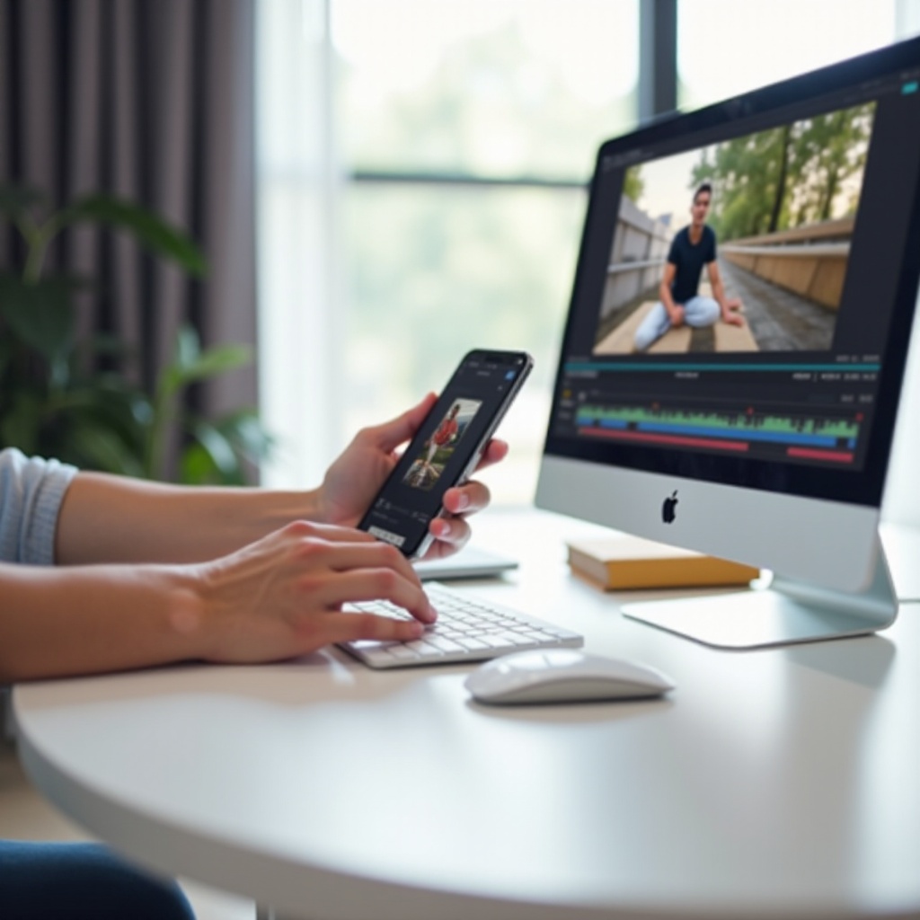 cómo mover los medios del teléfono a Adobe Rush