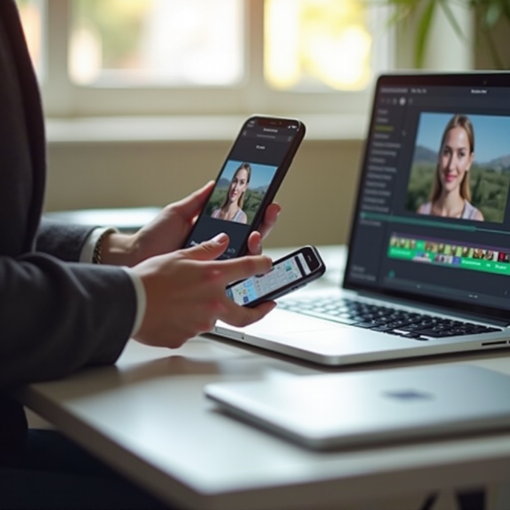 how to move media from phone to adobe rush