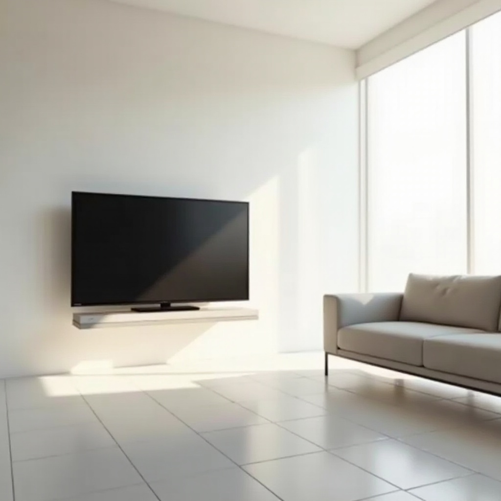 hoe groot is een 24-inch tv